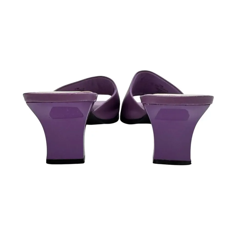 Y2K Naturalizer Purple Slip On Heeled Sandal
